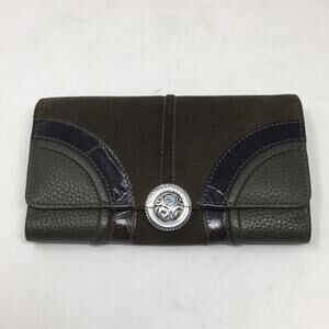 Brighton  NWT Sonia's Cercle Large Wallet official color is Moss
